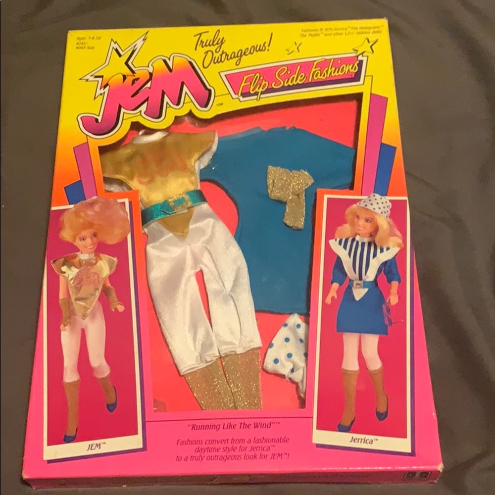 Jem doll clothes “running like the wind”
